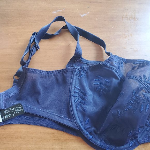 SOLD! Panache Super Bra Tango Underwire Balconette Navy - Picture 5 of 5
